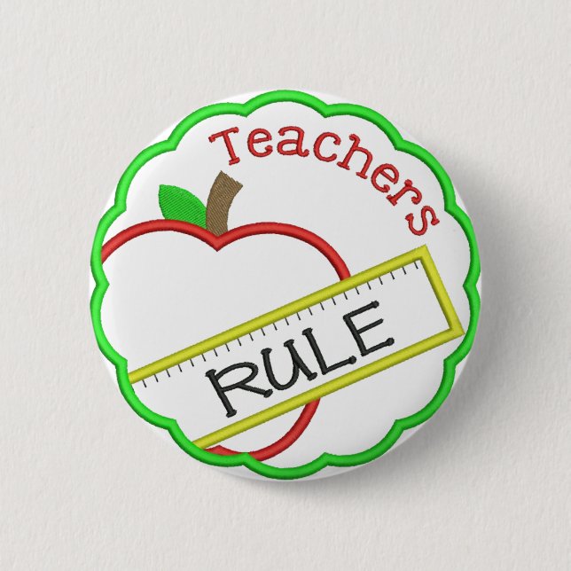 Teachers Rule Button (Vorderseite)