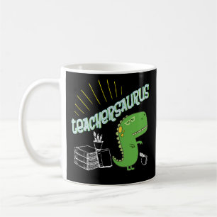 Teachersaurus Dinosaurier-Lehrer TRex Kaffee-Tasse Kaffeetasse