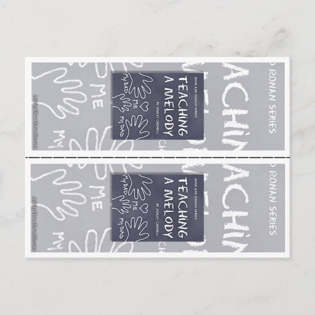 "Teaching A Melody" von Ashley Chunell Lesezeichen Postkarte (Vorderseite)