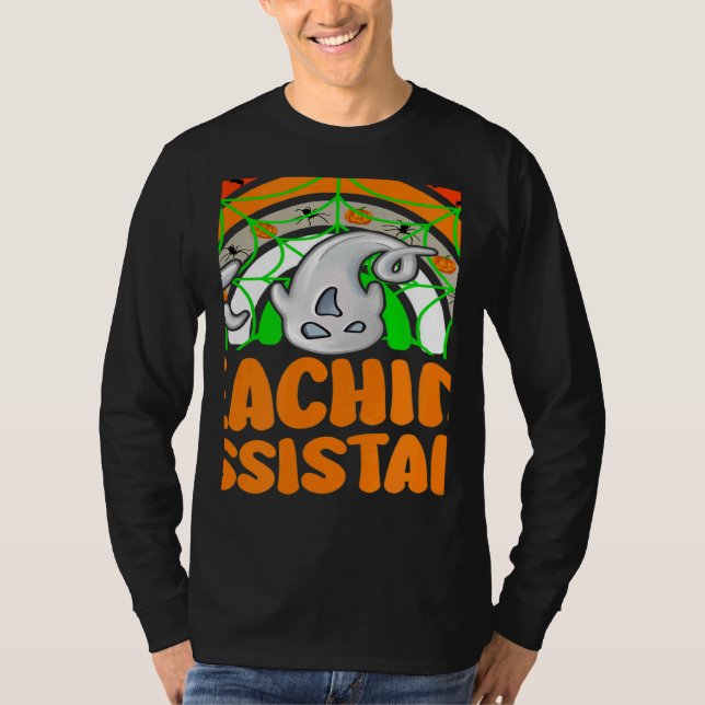 Teaching Assistant Halloween Costumes Teacher Assi T-Shirt (Vorderseite)