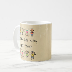 Teaching Kids is My Super Power Kaffeetasse