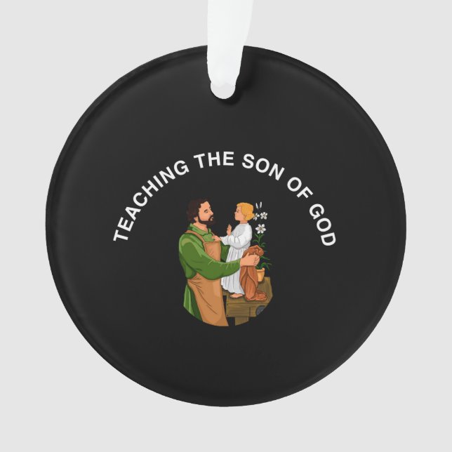 TEACHING THE SON OF GOD ORNAMENT (Vorderseite)