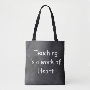 Teaching Work Heart Chalkboard Design Geschenk Ide
