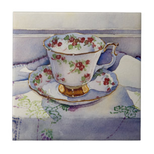 Teacup 1799 auf Leinen Fliese