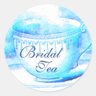 Teacup Bridal Stickers