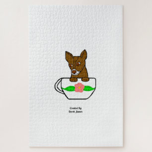 Teacup Chihuahua Puzzle 20 Zoll x 30 Zoll