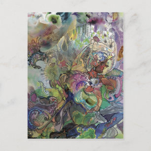 Teacup Garden*** Postkarte