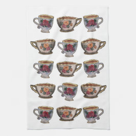 Teacup-Geschirrtuch Küchentuch