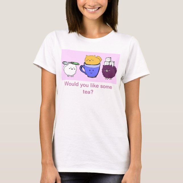 Teacup Poms T-Shirt (Vorderseite)