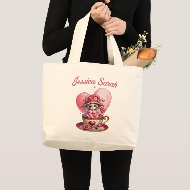 Teacup Süssen Jumbo Stoffbeutel (Vorderseite (Produkt))