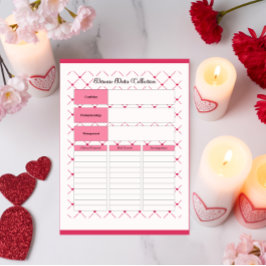 Teacup-Süssen _ Krankheitsdatenerfassung Notizblock