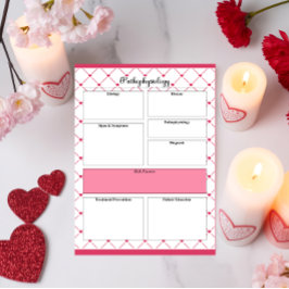 Teacup-Süssen _ Pathophysiologie-Vorlage Notizblock