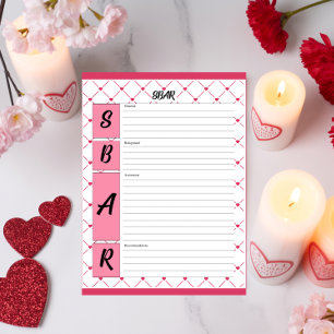 Teacup-Süssen _ Pflege-SBAR-Blatt Notizblock