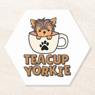 Teacup Yorkie Welpe  Untersetzer