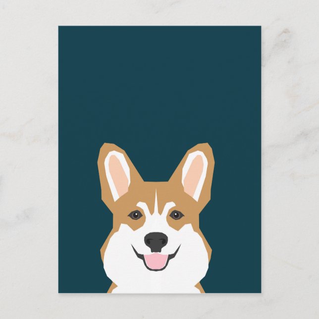 Teagan - Welsh Corgi Postkarte (Vorderseite)