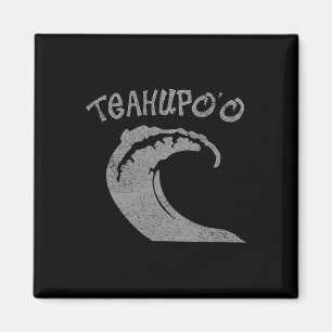 Teahupoo Surf Vintage Surfen Magnet