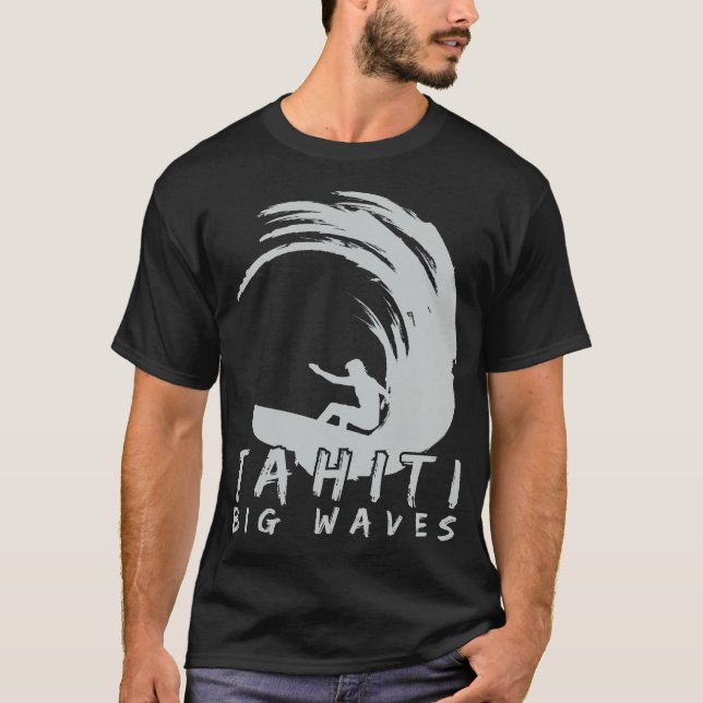 Teahupoo-Tahiti-Big-Waves-Tshirt-21863270 T-Shirt (Vorderseite)