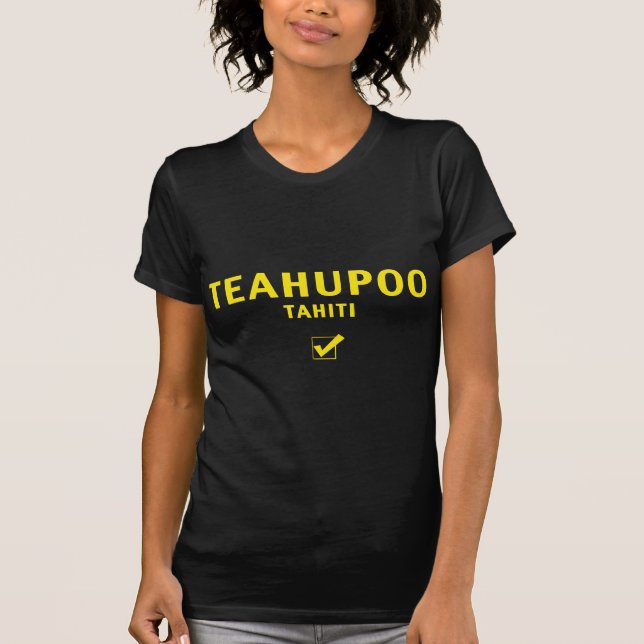 Teahupoo Tahiti Karofrau T-Shirt (Vorderseite)