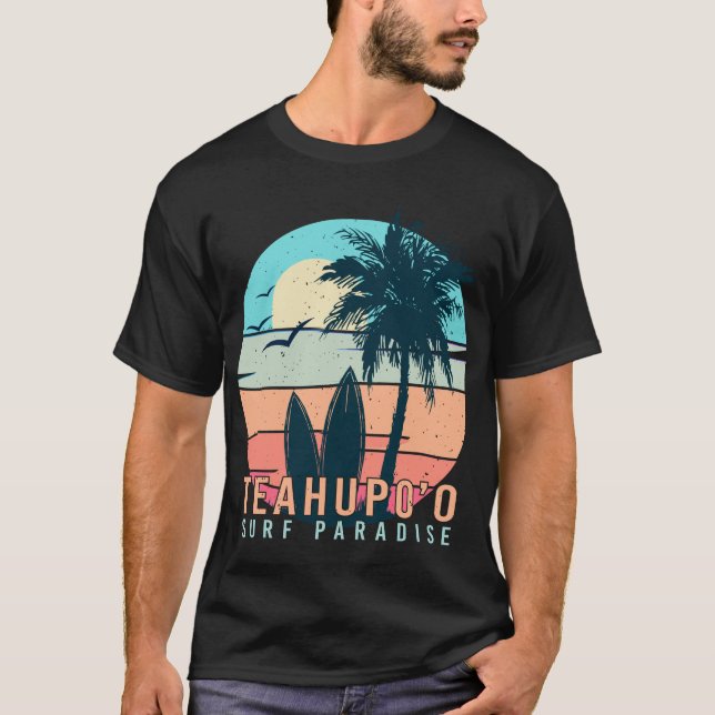 Teahupoo-Tahiti-Surf-Paradise-Tshirt-21862867 T-Sh T-Shirt (Vorderseite)