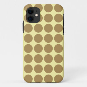 Teak Cream Neutral Dots Case-Mate iPhone Hülle
