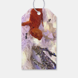 Teak the Bearded Dragon and Deh Christmas Geschenkanhänger