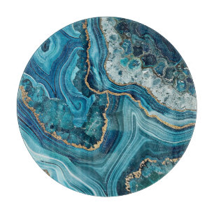 Teal-Achat-Schneidbrett Schneidebrett