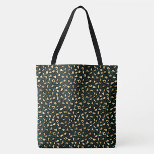 Teal and Gold Leopard Series Design 1