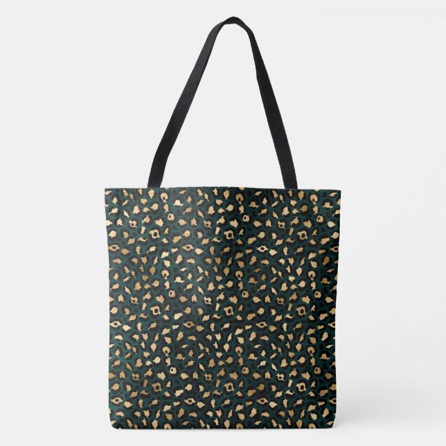 Teal and Gold Leopard Series Design 1 (Vorderseite)