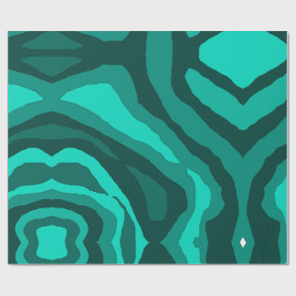 Teal Camo Wrapping Paper Geschenkpapier