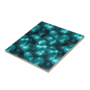 Teal Galaxy Series Design 3  Fliese