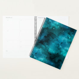 Teal Galaxy Series Design 7 Planer