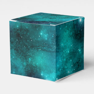 Teal Galaxy Series Design 8 Geschenkschachtel