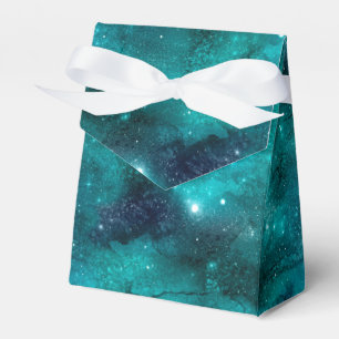 Teal Galaxy Series Design 8 Geschenkschachtel