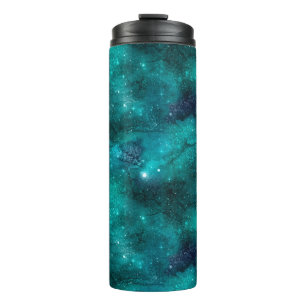 Teal Galaxy Series Design 8 Thermosbecher