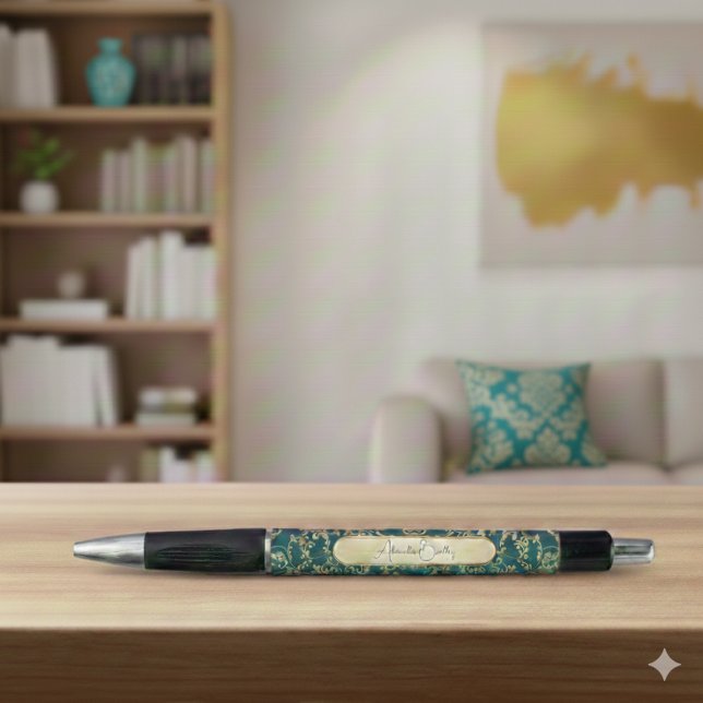 Teal Gold Prayer Journal Accessory with Name Kugelschreiber (Von Creator hochgeladen)