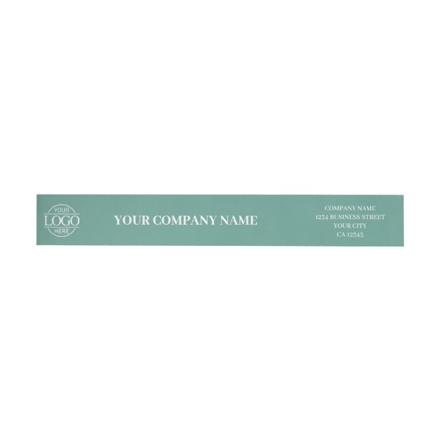 Teal Green Custom Simple Business Logo Branded (Person)