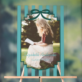 Teal Green Graduation Acrylschild