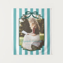 Teal Green Graduation Wandteppich