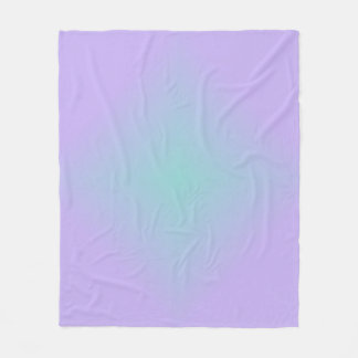 Teal Lavender Glow Fleecedecke