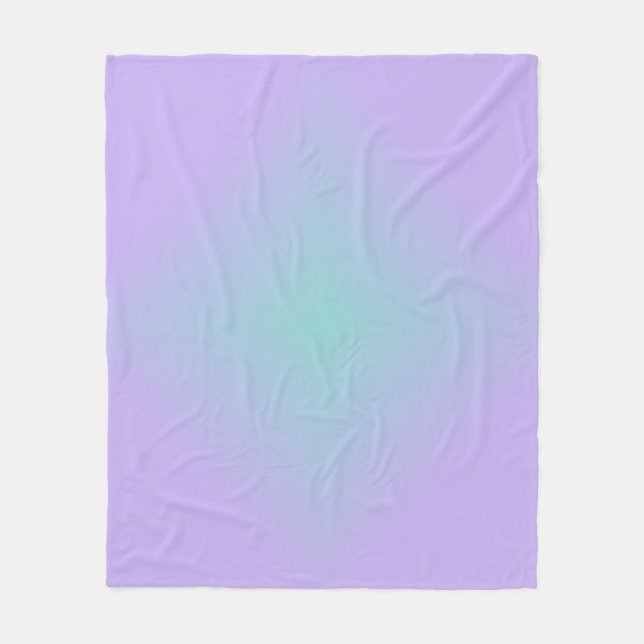Teal Lavender Glow Fleecedecke (Vorderseite)