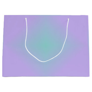 Teal Lavender Glow Große Geschenktüte