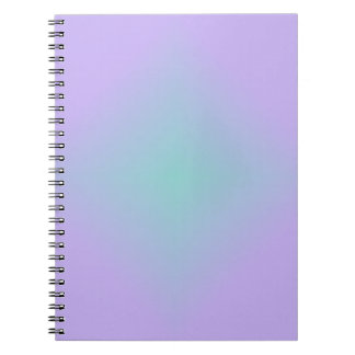 Teal Lavender Glow Notizblock
