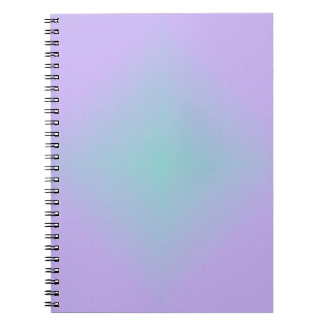 Teal Lavender Glow Notizblock (Vorderseite)