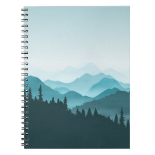 Teal Mountains Notizblock