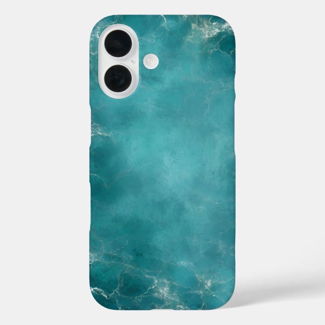Teal Ocean Case-Mate iPhone Hülle (Rückseite)