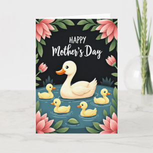 Teal Pond Muttertags-Szene Karte