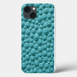 Teal-Spiral-Muster-iPhone-Hülle Stylisches Design Case-Mate iPhone Hülle