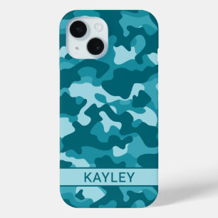 Teal-Tarnung Personalisiert Case-Mate iPhone Hülle