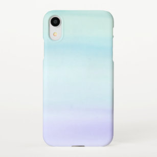 Teal to Purple Watercolor Wash Zazzle  _Growshop iPhone Hülle
