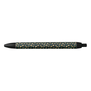 Teal- und Gold-Leoparden-Serien-Design 1  Kugelschreiber